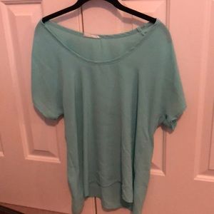 LUSH brand sheer loose fitting top
